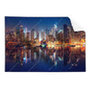 Textil Ersatzdruck Manhattan Bei Nacht Querformat Produktvorschau Frontal