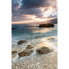 Textil Ersatzdruck Meeresrauschen Bei Sonnenuntergang Hochformat Motivvorschau