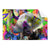 Textil Ersatzdruck Moderner Bunter Elefant No 2 Querformat Produktvorschau Frontal