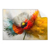 Textil Ersatzdruck Mohnblume Im Farbnebel Querformat Produktvorschau Frontal