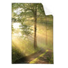 Textil Ersatzdruck Morgenspaziergang Im Nebeligem Wald Hochformat Produktvorschau Frontal