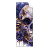 Textil Ersatzdruck Mystische Schaedelkunst Schmal Produktvorschau Frontal