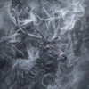 Textil Ersatzdruck Mystischer Hirsch Im Nebel Quadrat Motivvorschau