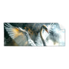 Textil Ersatzdruck Mystischer Schwan Im Nebel Panorama Produktvorschau Frontal