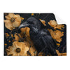 Textil Ersatzdruck Naturbild Rabe Blueten Querformat Produktvorschau Frontal