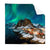 Textil Ersatzdruck Nordlichter Quadrat Produktvorschau Frontal