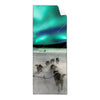 Textil Ersatzdruck Nordlichter Und Schlittenhunde Schmal Produktvorschau Frontal