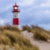 Textil Ersatzdruck Nordsee Leuchtturm Quadrat Zoom