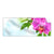 Textil Ersatzdruck Orchidee Wassertropfen Panorama Produktvorschau Frontal