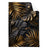 Textil Ersatzdruck Palmenblaetter Schwarz Gold Hochformat Produktvorschau Frontal