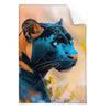 Textil Ersatzdruck Panther Farben Der Wildness Hochformat Produktvorschau Frontal