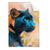 Textil Ersatzdruck Panther Farben Der Wildness Hochformat Produktvorschau Frontal