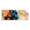 Textil Ersatzdruck Panther Farben Der Wildness Panorama Produktvorschau Frontal