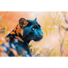 Textil Ersatzdruck Panther Farben Der Wildness Querformat Motivvorschau