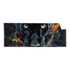 Textil Ersatzdruck Panther Farbexplosion Panorama Produktvorschau Frontal
