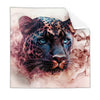 Textil Ersatzdruck Panther Im Farbenspiel Quadrat Produktvorschau Frontal
