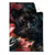 Textil Ersatzdruck Panther Und Rote Blueten Hochformat Produktvorschau Frontal