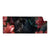 Textil Ersatzdruck Panther Und Rote Blueten Panorama Produktvorschau Frontal