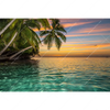 Textil Ersatzdruck Paradiesische Insel Querformat Motivvorschau