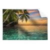 Textil Ersatzdruck Paradiesische Insel Querformat Produktvorschau Frontal