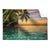 Textil Ersatzdruck Paradiesische Insel Querformat Produktvorschau Frontal