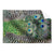 Textil Ersatzdruck Pfaufedern Querformat Produktvorschau Frontal