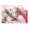 Textil Ersatzdruck Pferde Harmonie In Pastell Querformat Produktvorschau Frontal