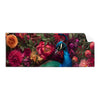 Textil Ersatzdruck Prachtvoller Pfau Und Blueten Panorama Produktvorschau Frontal