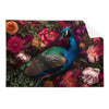 Textil Ersatzdruck Prachtvoller Pfau Und Blueten Querformat Produktvorschau Frontal