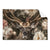 Textil Ersatzdruck Romantischer Hirsch Mit Blumen Querformat Produktvorschau Frontal