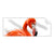 Textil Ersatzdruck Rosa Flamingo Panorama Produktvorschau Frontal