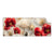 Textil Ersatzdruck Rote Und Weisse Mohnblumen Panorama Produktvorschau Frontal