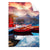 Textil Ersatzdruck Ruhiger Bergsee Hochformat Produktvorschau Frontal