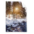 Textil Ersatzdruck Schneebedeckte Landschaft Am Fluss Hochformat Produktvorschau Frontal