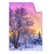 Textil Ersatzdruck Schoene Winterlandschaft Hochformat Produktvorschau Frontal