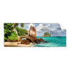 Textil Ersatzdruck Schoener Strand Mit Palmen Panorama Produktvorschau Frontal