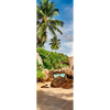 Textil Ersatzdruck Schoener Strand Mit Palmen Schmal Motivvorschau