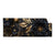 Textil Ersatzdruck Schwarze Und Goldene Blueten Panorama Produktvorschau Frontal