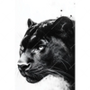 Textil Ersatzdruck Schwarzer Panther Hochformat Motivvorschau