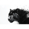 Textil Ersatzdruck Schwarzer Panther Querformat Motivvorschau