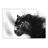 Textil Ersatzdruck Schwarzer Panther Querformat Produktvorschau Frontal