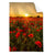 Textil Ersatzdruck Sommerlandschaft Mit Rotem Mohn Hochformat Produktvorschau Frontal