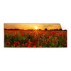 Textil Ersatzdruck Sommerlandschaft Mit Rotem Mohn Panorama Produktvorschau Frontal