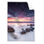 Textil Ersatzdruck Sonnenaufgang Am Strand Mit Felsen Hochformat Produktvorschau Frontal