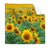 Textil Ersatzdruck Sonnenblumenfeld Quadrat Produktvorschau Frontal