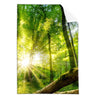 Textil Ersatzdruck Sonnenstrahlen Im Dichten Wald Hochformat Produktvorschau Frontal