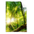 Textil Ersatzdruck Sonnenstrahlen Im Dichten Wald Hochformat Produktvorschau Frontal