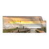 Textil Ersatzdruck Sonnenuntergang Am Strandweg Panorama Produktvorschau Frontal