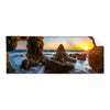 Textil Ersatzdruck Sonnenuntergang In Meeresgrotte Panorama Produktvorschau Frontal