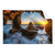 Textil Ersatzdruck Sonnenuntergang In Meeresgrotte Querformat Produktvorschau Frontal